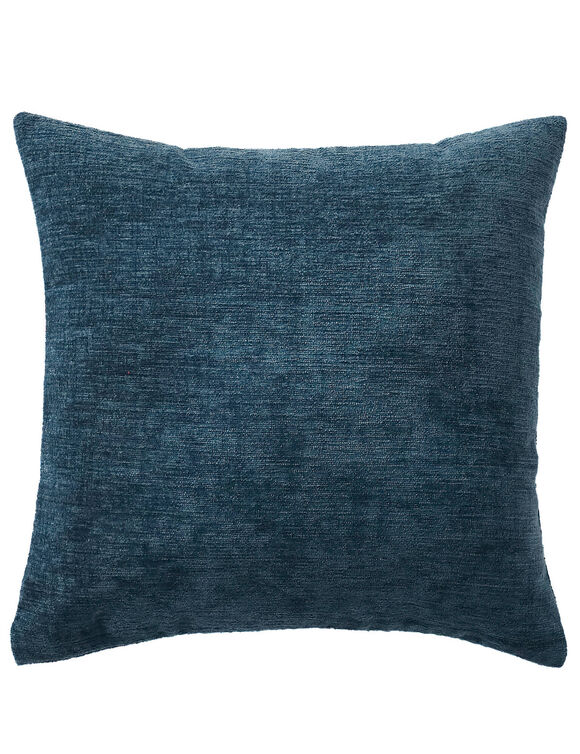 Kussenhoes in chenille - set van 2 (marine)