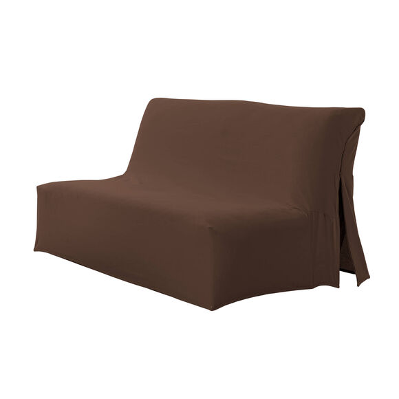 BZ-hoes van effen katoen (chocolade)