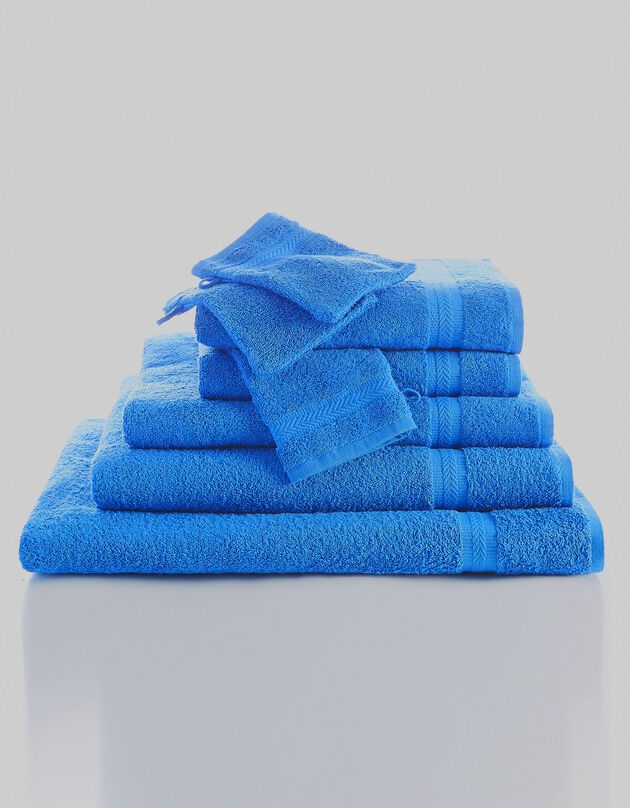 Effen badstof 420 g/m2 met zacht comfort (felblauw)