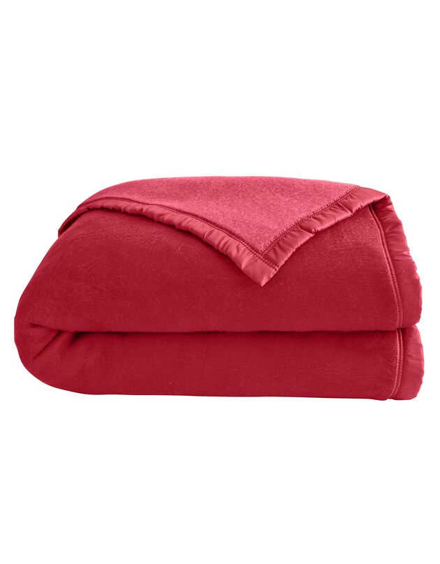 Couverture bicolore (prune)