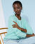 Cardigan met fantasie parelknopen, patenttricot (watergroen)