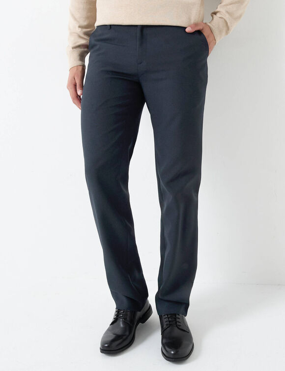 Pantalon ceinture ajustable invisible - polyester (marine)