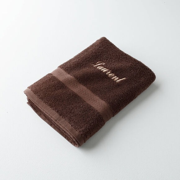 Collectie gepersonaliseerde badhanddoeken &ndash; heerlijk zacht, 420 g/m&sup2; (chocolade)