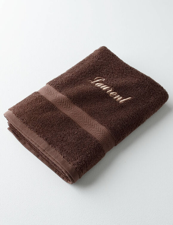Collectie gepersonaliseerde badhanddoeken &ndash; heerlijk zacht, 420 g/m&sup2; (chocolade)