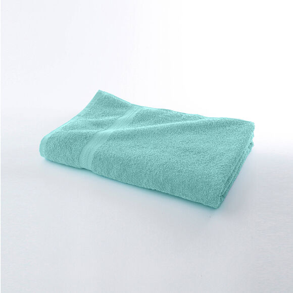 Collection serviettes de bain unies 420 g/m2 confort moelleux (vert d'eau)