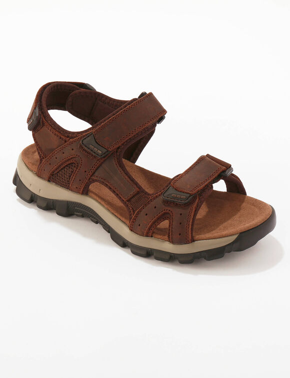 Sandales de randonn&eacute;e scratch&eacute;es  (marron)