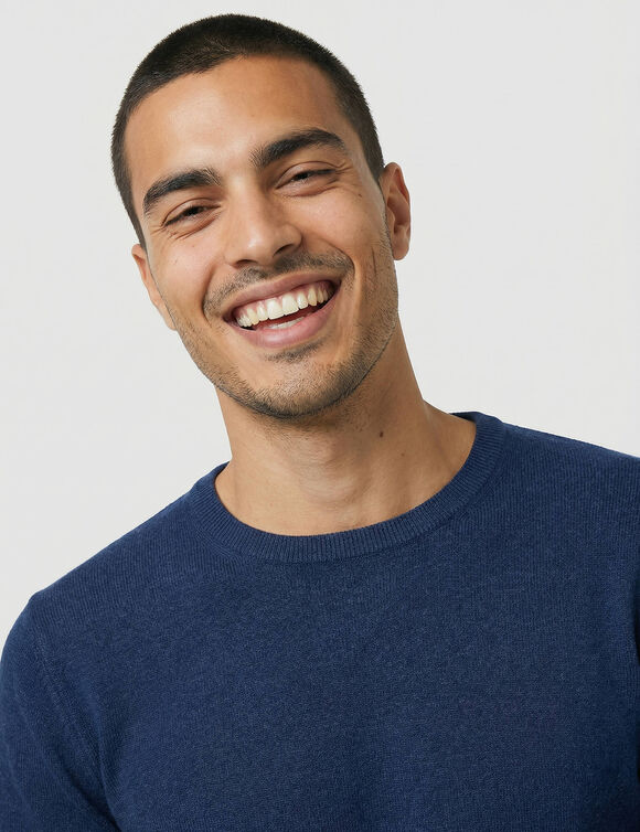 Pull uni col rond (marine)