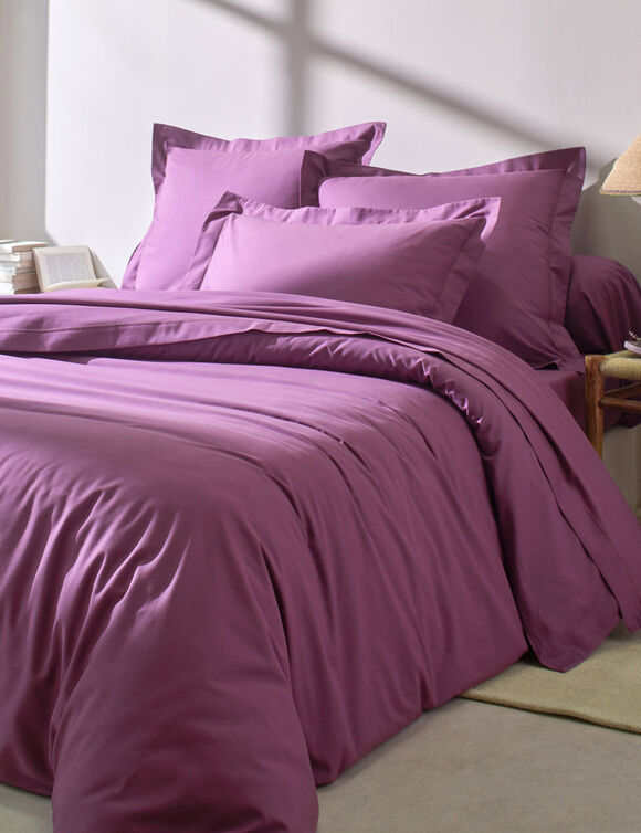 Linge de lit uni - polyester-coton 57 fils/cm&sup2; (figue)