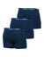 Shorty voor grote maten - set van 3 (marine)