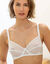 Soutien-gorge dentelle et r&eacute;sille avec armatures - lot de 2 (blanc + noir)