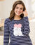 Pyjama manches longues motif "chatons" (marine)