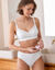 Soutien-gorge forme embo&icirc;tante en dentelle et tulle stretch Guspini - sans armatures (ivoire)