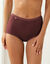 Culotte maxi Basic+, lot de 3 achet&eacute;es +1 GRATUITE (1) (rose + prune + bordeaux + blanc)