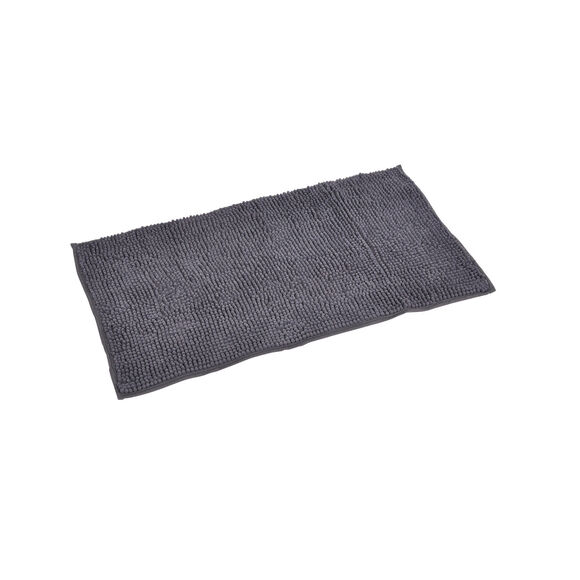 Tapis de bain Chenille (gris anthracite)