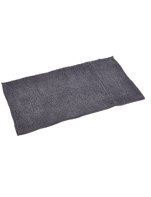 Tapis de bain Chenille (gris anthracite)