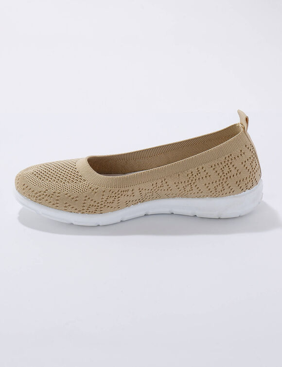 Ballerines mesh ultra l&eacute;g&egrave;res (beige)