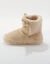 Chaussons bottillons rennes fourrés (beige)