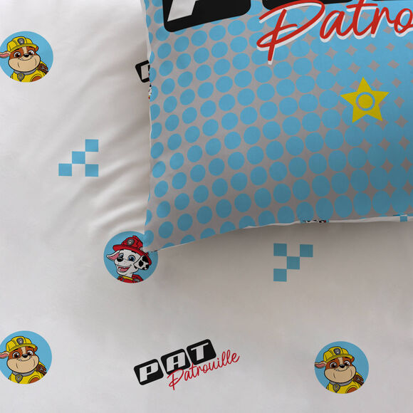 Parure de lit Pat Patrouille Car&reg; coton (bleu)