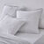 Beddengoed met ruitenprint, van 100% katoenflanel (wit)