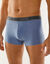 Shorty Basic Coton - set van 4 (zwart + blauw + jeans)