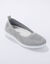 Ultralichte ballerina's in mesh (grijs)