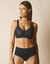 Soutien-gorge moulé invisible microfibre lisse - sans armatures  (noir)