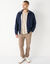 Blouson met rits en opstaande kraag, in molton met sherpavoering (marine)