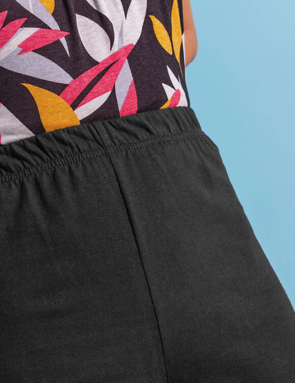 Short effet jupette - lot de 2 (noir / blanc)