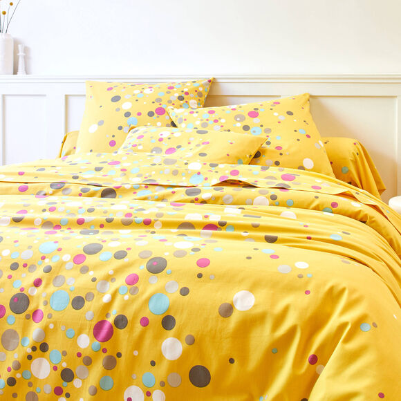 Linge de lit Pétillant coton (curry)