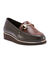 Lederen mocassins met plateauzool, comfortabele breedte (bruin)