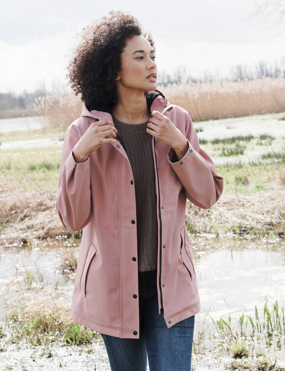 Cir&eacute; imperm&eacute;able en polyester recycl&eacute;(**) (rose gris&eacute;)