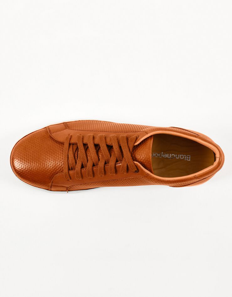 Tennis cuir lacées, cognac Tennis cuir lacées, cognac, hi-res image number 2