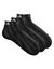 Chaussettes tiges courtes "Training" - lot de 3 paires (noir)