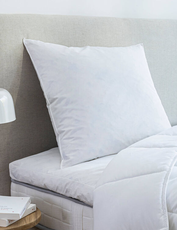 Oreiller plumes en lot de 2 (blanc)