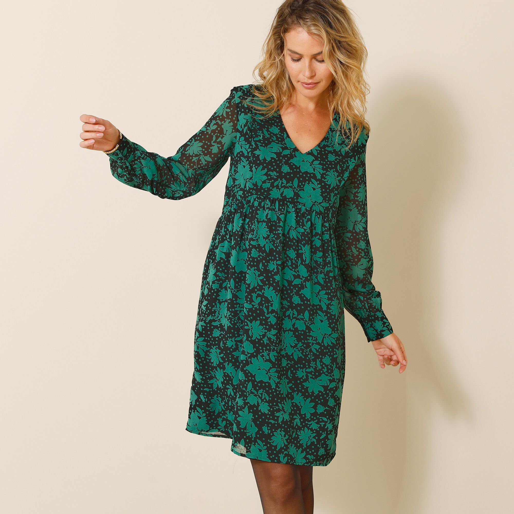 Robe voile imprimé 2025
