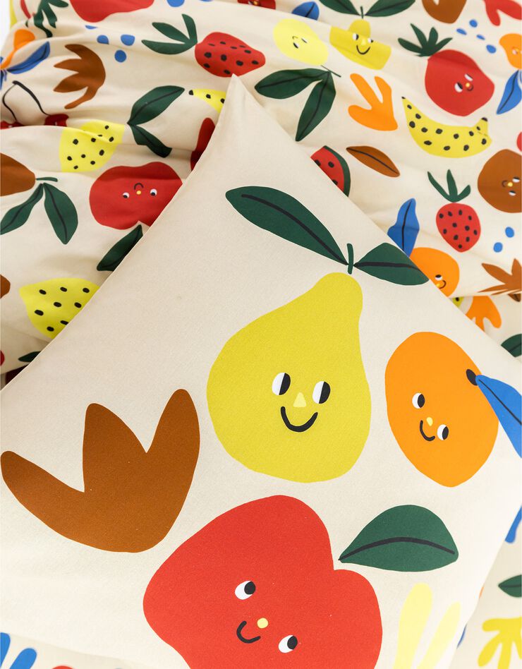 Linge de lit enfant Vitamines (écru)