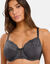 Soutien-gorge forme emboîtante dentelle et microfibre Amélie - avec armatures (gris)
