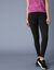 Effen legging in biokatoen (zwart)