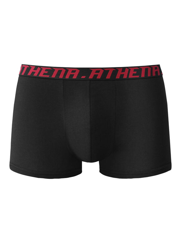 Lot de 4 boxers My Petit Prix Athena&reg; (noir + rouge + marine)