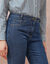 Slimjeans met hoge taille, ingekort model (stone)