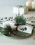 Rond de serviettes, décoration sapin - lot de 4  (vert)