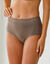 Culotte supermaxi coton stretch ceinture dentelle - lot de 2 (caf&eacute;)