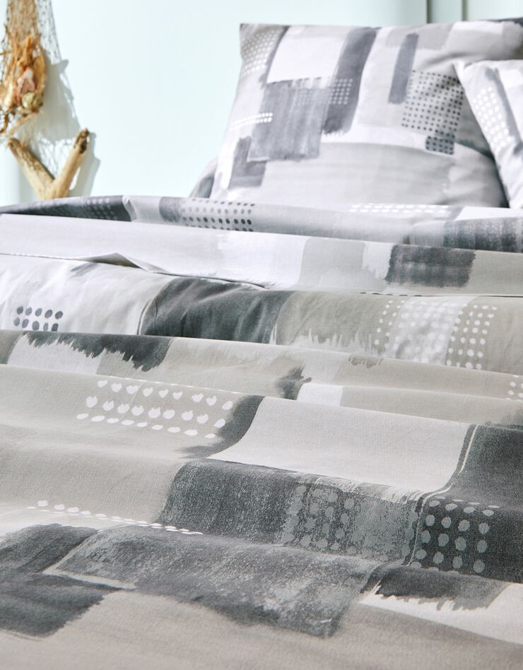 Linge de lit Mani - coton polyester (gris)