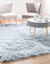 Tapis poils longs (bleu glacier)