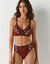 Culotte microfibre tulle brodé Caminata (chocolat)