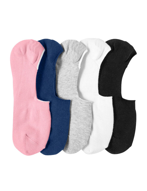 Onzichtbare sneakersokken in katoen - set van 5 paar (veelkleurig)