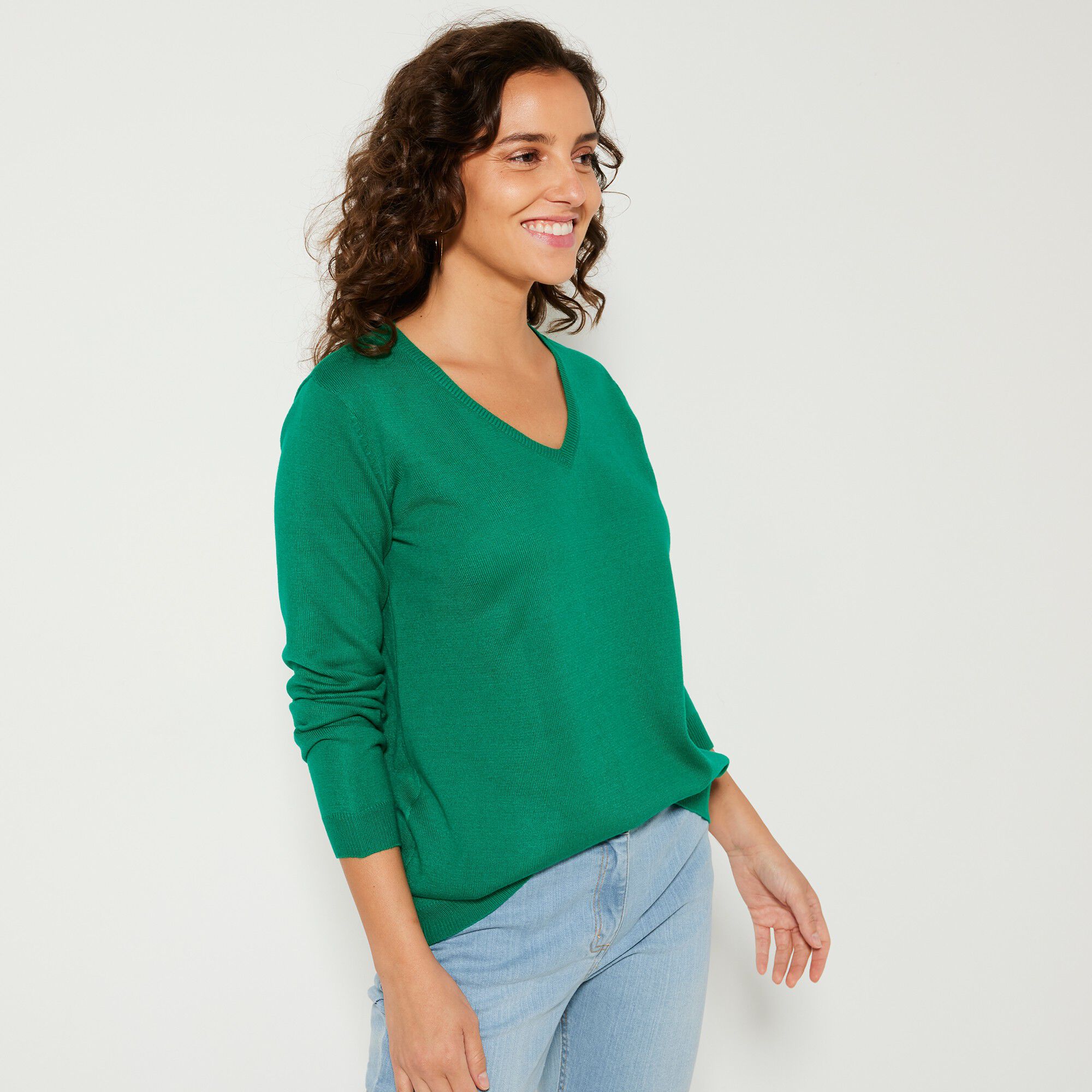 Pull vert 2025 pomme