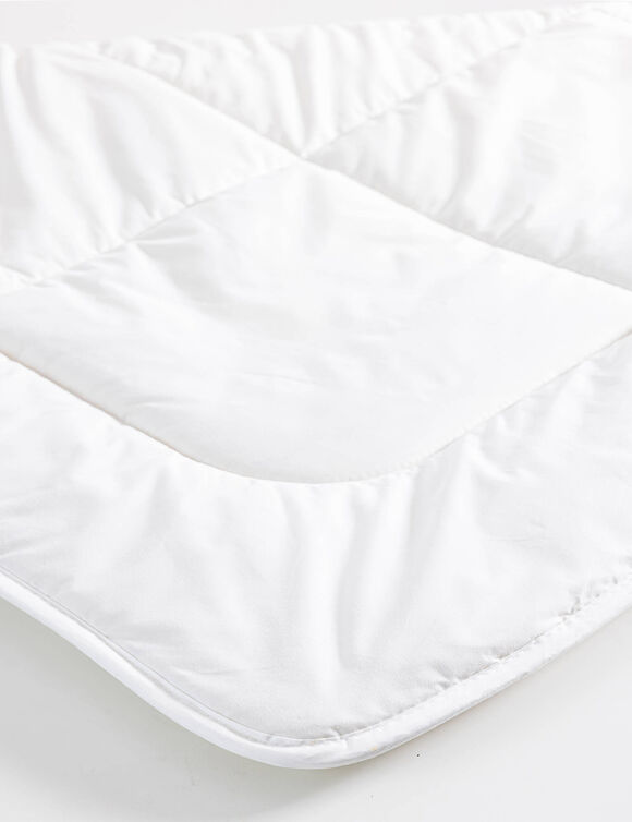 Couette pure laine vierge Woolmark® 300g/m² (blanc)