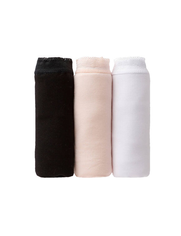 Basic maxislip - set van 3 (zwart + nude + wit)