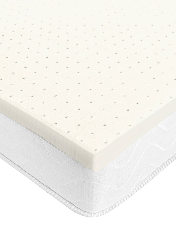 Surmatelas ventilé en latex (blanc)